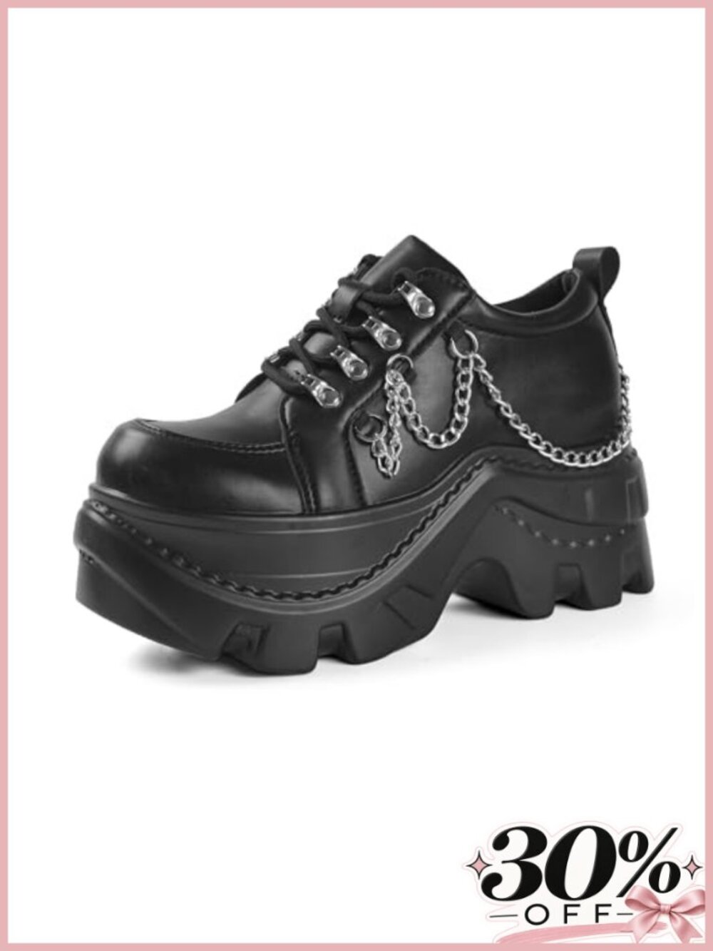 Women's Platform Sneakers Chunky Wedge Black Casual Y2K Bride Wedding Sneaker